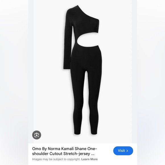 NORMA KAMALI Shane asymmetric catsuit - Picture 3 of 3